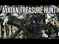Ayatan Hunting in Void Capture Lavos Orokin Eye Golden Instinct in Relic Capture warframe
