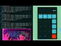 ASMR Programming - Coding Glassmorphism Calculator