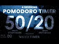 Pomodoro Rain Sounds Study Timer 50 Minute Study 20 Minute Breaks Pomodoro Technique 50 20