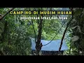 Lagu DI GUYUR HUJAN SAAT MEMBANGUN SHELTER - CAMPING HUJAN DERAS