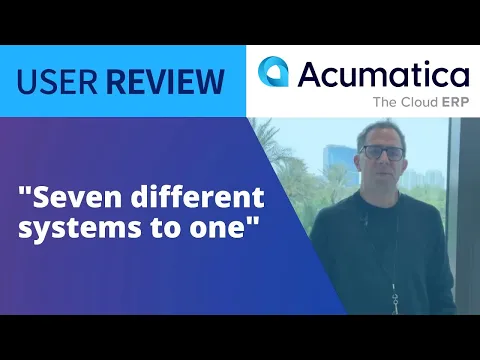 Thumbnail for User Acumatica Review | Consolidate your tech stack