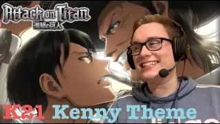 Download Attack on Titan S3 OST - K21 (Kenny Theme) REACTION | THIS IS SO FITTING FOR KENNY!! MP3