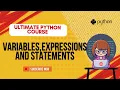 Python Basics Expressions Statements Variables Explained