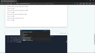 Hackerrank Python Collections OrderedDict