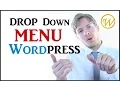 Horizontal WordPress Menu with Vertical Drop Down Menu