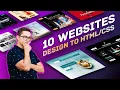 Building 10 Websites - From Design to HTML and CSS