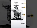 how to draw Bull