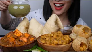 CHOLE BHATURE (ASMR EATING SOUNDS) NO TALKING | SAS-ASMR