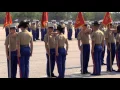 Bravo and Papa Company Retire Platoon Guidons - Parris Island Graduation Date 17