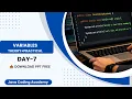 variables in java explained in telugu java tutorial for beginners episode 7