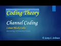 Coding Theory 05 - Decoding Systematic Block Codes