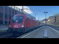 Einfahrt ÖBB IC 511 “Ennstal” Salzburg Hbf - Graz Hbf in Leoben Hbf (24.10.2025, 4K HDR)