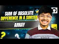 1685 Sum of Absolute Differences in a Sorted Array Space - O 1