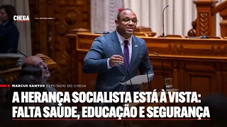 A herança socialista está à vista: falta saúde, educação e segurança