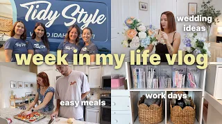 a realistic WEEK IN MY LIFE | a weird week, work days, wedding ideas