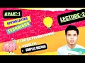 Lec-2 Simplex Method Part - 1 Linear Programming Problem Optimization Techniques