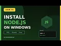 How to Install Node js on Windows WSL