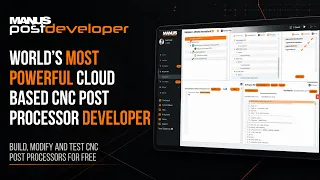 MANUSpost developer - CNC post processor developer