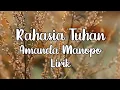Rahasia Tuhan - Amanda Manopo Lirik Amanda manopo - Rahasia Tuhan Lirik Cover By Alyssa Zahra