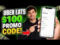 Free Uber Eats Promo Code WORKS for EVERYONE Uber Eats 100 Coupon Code