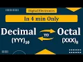 Decimal to Octal conversion Octal to Decimal Conversion Digital Electronics Number System