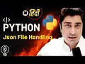 Json File Handling Python Hindi Lecture
