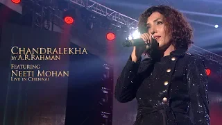 chandralekha konjam nilavu by a r rahman feat neeti mohan live in chennai