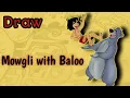 Download Lagu #shorts Mowgli and Baloo I The jungle book drawing