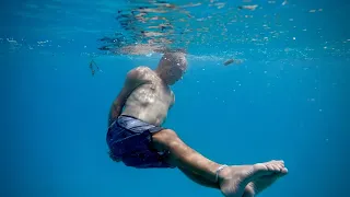 Ryan Swimming with Hands and Feet Tied