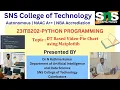 DT Based -Pie Chart Using Matplotlib PYTHON PROGRAMMING SNS Institutions