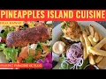 Hawaii-Pineapples Island Cuisine - Good Mom and Pop dinning local favorites with a twist in Hilo