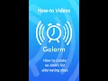 How-to set an alarm to ring on alternating days