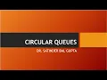 Circular Queues - Array Implementation by Dr SB Gupta