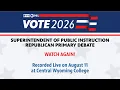 Wyoming Superintendent of Public Instruction Republican Primary Debate