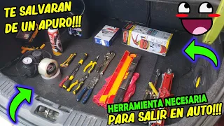 QUE HERRAMIENTAS 🔨🔧DEBO DE TENER EN MI AUTO🚘/CUALES DEBEMOS DE LLEVAR🤔