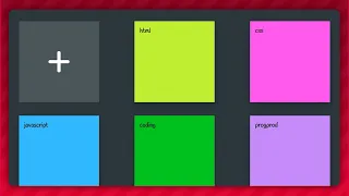 ASMR Programming - Creating Sticky Notes with HTML CSS and JavaScript