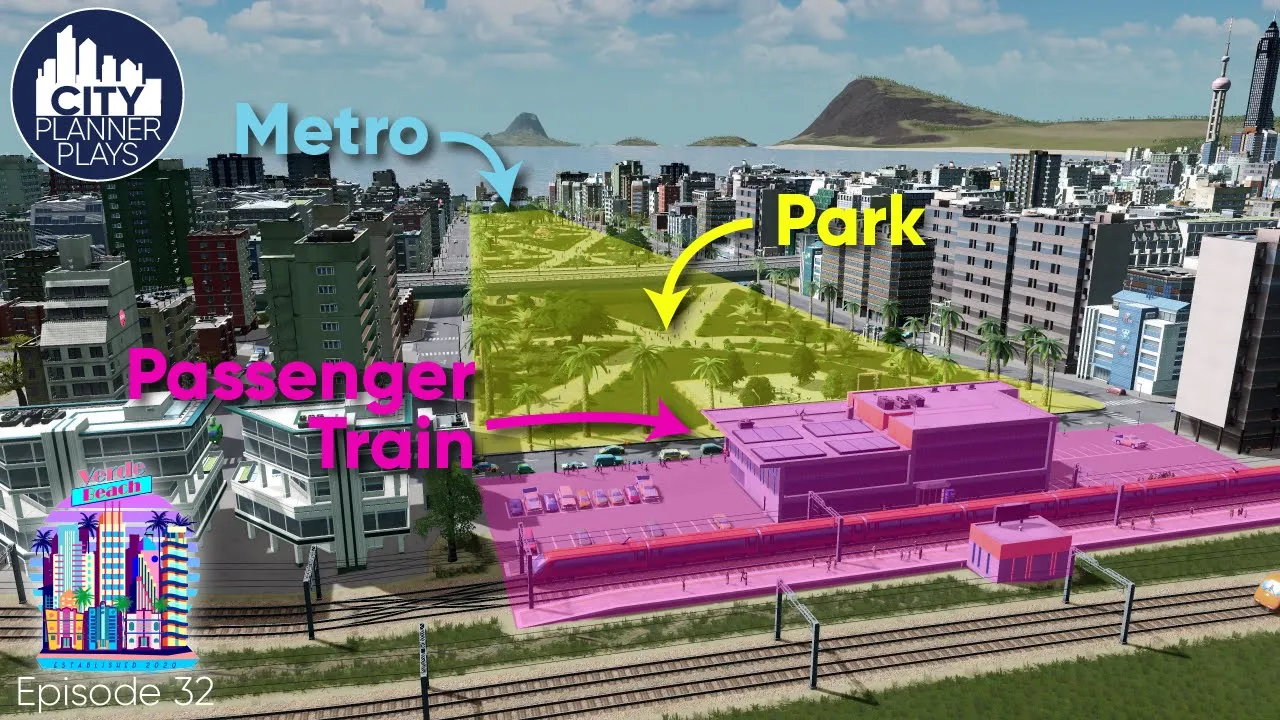 Transit-Oriented Development in Cities Skylines: Urban Transect Design