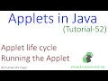 java applets Applet life cycle in java tutorial - 52 2020 latest