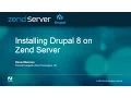 Installing Drupal 8 on Zend Server