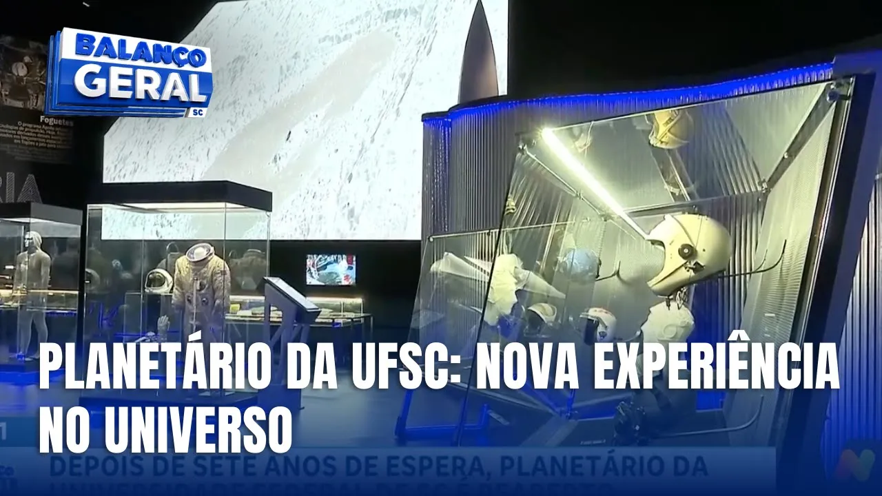 Reabertura do Planetário da UFSC: um mergulho no universo
