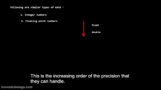 Lecture 4 - Data Types in C Tutorials and Lectures for Beginners