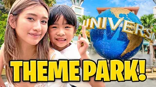 Surprising our 6 year old daughter at Universal Studios Singapore for her birthday!