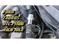 Ford Taurus 3 0L 24v DOHC 6 FIX for High Idle and Excessive Oil Consumption Concerns