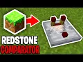 How To Use Redstone Comparator In Minecraft - Java Bedrock