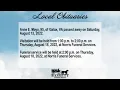 Obits for August 16 2022