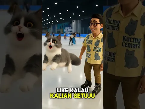 Tebo Kepanasan #shorts #kucing #kucinglucu