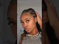 Cornrows on Locs