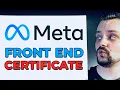 META Front End Developer Professional Certificate - Is It Worth it in 2026 Review