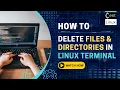 How to Delete Files in Linux Terminal Remove Directory in Linux