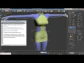 Skinning trick for skirts and dresses using 3ds Max